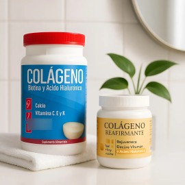 Colágeno Polvo Crema Acido Hialurónico Almendras