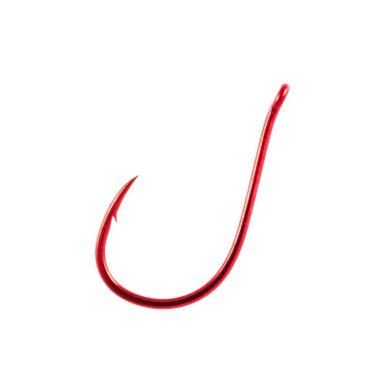 Owner American Red Mosquito Hook, Red, 2 (9 per Pack)