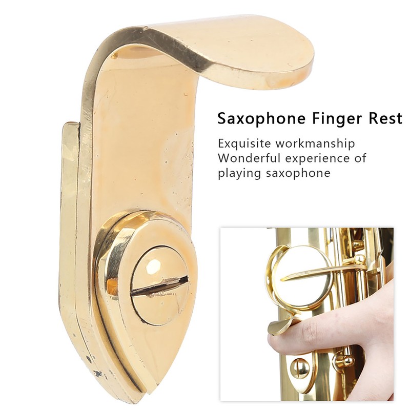 Saxophone Finger Rest Metal Thumb Rest Brass Universal Accessories Soprano