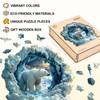 Jigfoxy Wooden Puzzle for Adults, Polar Bear Jigsaw Puzzles for