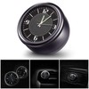 Baceyong Mini Luminous Car Air Vent Stick-On Indoor Clock Quartz