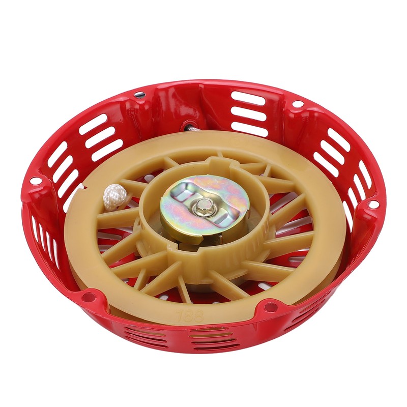 Pull Start Recoil Starter 215mm/8.5in Red Cover for 212cc 6.5HP