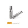 sourcing map 2pcs T30H Torx Screwdriver Bit 1/4" Hex Shank