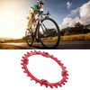MUNEFE 104BCD Single Speed Chainring, Aluminum Alloy Chainring, Narrow Wide