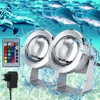 RGB Underwater Light Fountain Lamp for Lighting Decoration 90‑265V