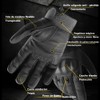 Guantes para Motociclista con Pantalla Táctil, Protección Articular Cuero Antideslizantes