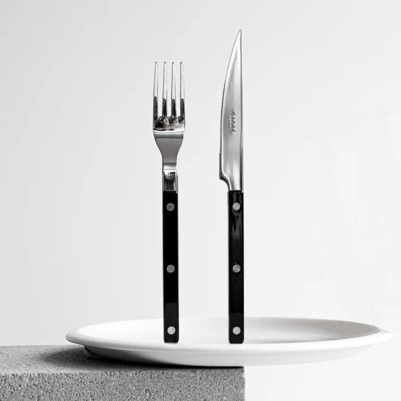 Sabre Paris | Famille BISTROT - 5 Piece Flatware (Black)