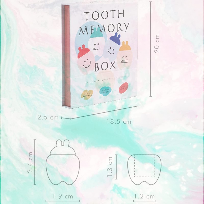 ONCEBABY Tooth Fairy Box for Girls, First Tooth Keepsake Box