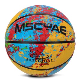 Basketball Size 5, Basketball for Children, Mini Basketball Size 3, Ideal for Youth Children's Hands, Outdoor Basketball Rubber, Orange 5