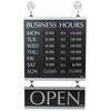 Headline Sign - Century Series, Business Hours Sign with 208-3/4"