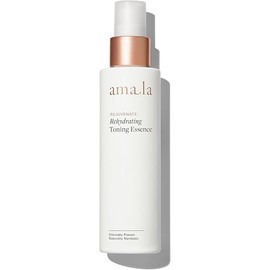 Amala Rehydrating Toning Essence with Hyaluronic Acid, Vitamin C and Chia Seed Oil. Natural Anti Aging 2-in-1 Toner and Essence (100ml)