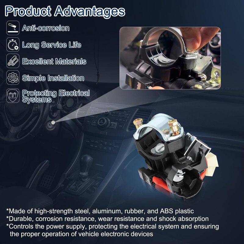 Ignition Lock Switch Housing 81910-A4110 for 2015-2021 Kia Sedona, 2015-2019