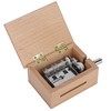 15 Note HandCranked Wooden Music Box with 7Pcs Blank Paper