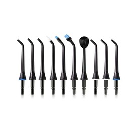 MySmile 10 boquillas de repuesto para irrigador bucal, juego de boquillas y estuche, compatibles con Cordless Select LP211 y LP221.