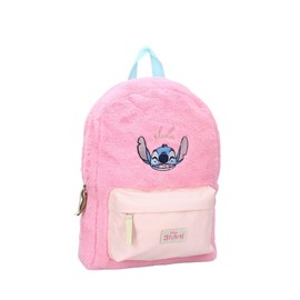 mybagstory - Girl's Stitch Backpack - Pink - Child - School - Kindergarten - Daycare - Primary - Girl School Bag - Adjustable Straps - Gift Idea - 33cm - Moumoute Bag, Stitch - Pink, Enfant