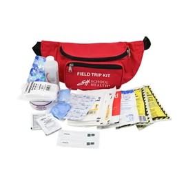 School Health - Field Trip Kit, First Aid Kit, for Schools, Camping and Traveling - Medical Emergency Kit