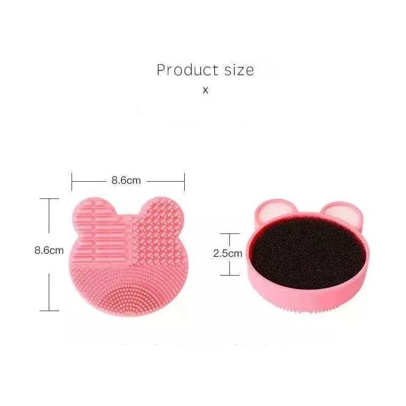 Veraly Limpia Brochas Maquillaje Estuche Esponja En Seco Forma Full