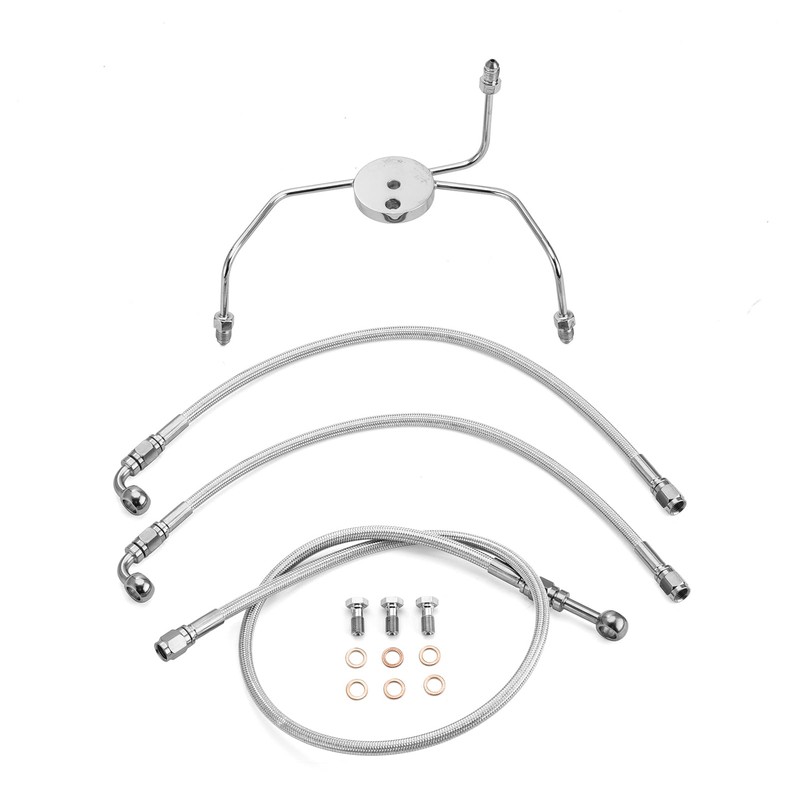 Mofun 51" Upper and Lower Hydraulic Brake Line Non-ABS Compatible