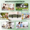 lelezone Chef Knife Roll Bag,Waterproof Waxed Canvas Knife Case Holds,Knives