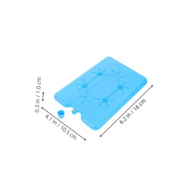 SUPVOX 5pcs Portable Reusable Ice Packs for Lunch Boxes Coolers Freezer Packs for Cold Chain Transport Durable Insulation for Efficient Cooling Anywhere