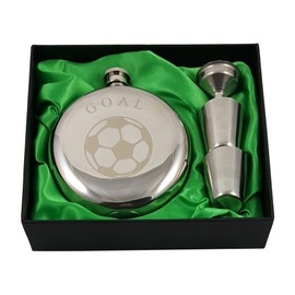 Soccer Flask Gift Set