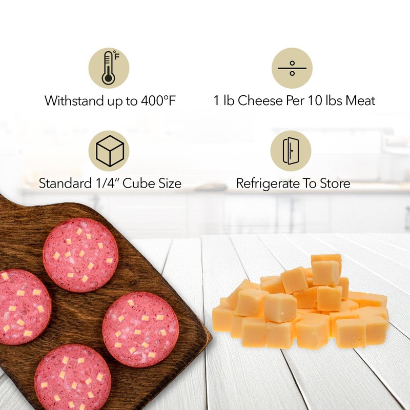 The Sausage Maker® High Temp Swiss Cheese 5 Lbs Hi-Temp