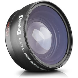Opteka 58mm 0.43X HD Professional Super Wide Angle Lens with Macro for Canon EOS DSLR Cameras