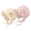 HEOXIN Infant Baby Girl Lace Sun Hat, Toddler Summer Beach