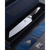 Santoku Knife 7 Inch, Chef Knife, German High Carbon Stainless