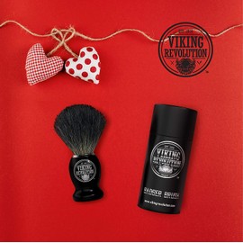 Badger Hair Shaving Brush- Shave Brush for Wet Shave Using Shaving Cream & Soap- Best Shave of Your Life for Safety Razor, Double Edge Razor, Straight Razor or Shaving Razor