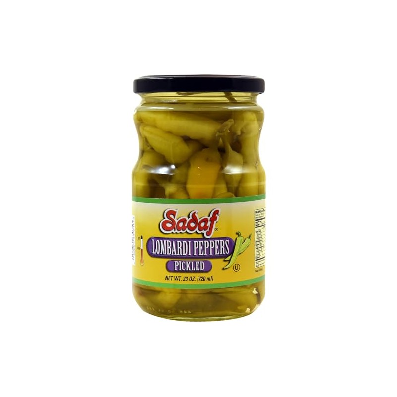 Sadaf Pickled Lombardi Peppers - Mild Lombardi Peppers for Cooking