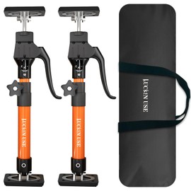 HOLOTHURIAN Cabinet Jack Support Pole, 15.8" - 23.6 inches Third Hand Tools Adjustable Support Pole, 3rd Hand Support System for Upper Cabinet Installation, 200 LB Capacity, 2-Pack