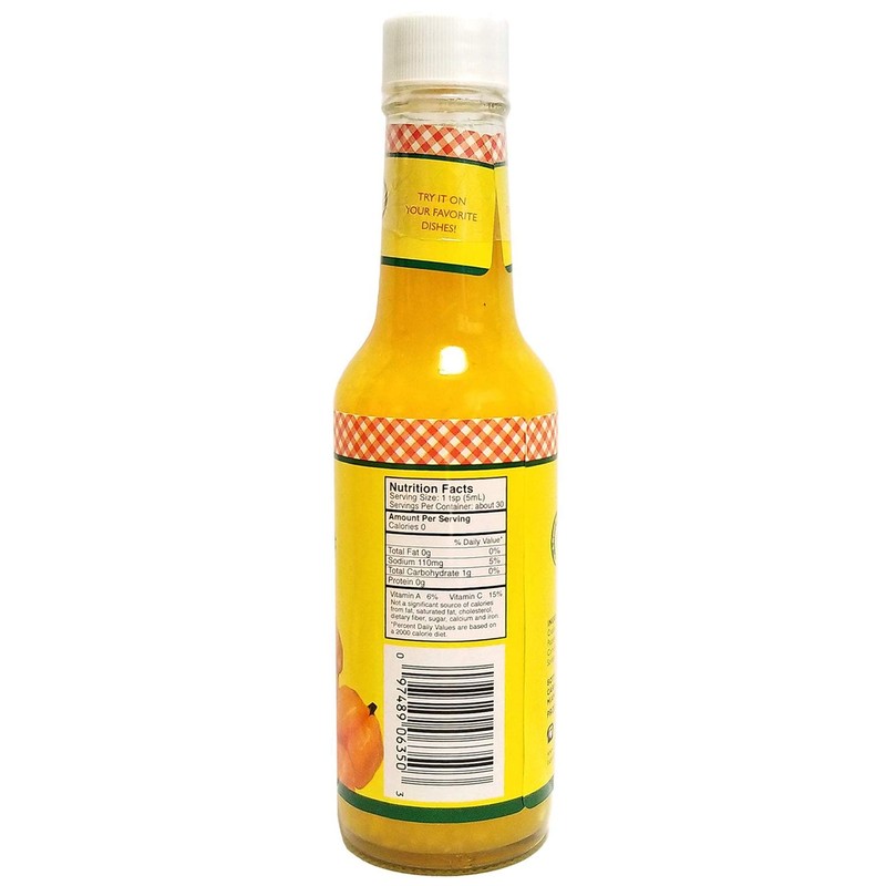Carib Jamaican Yellow Crushed Scotch Bonnet Peppers 5 Ounce Sauce