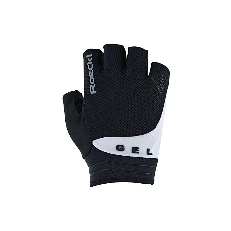 Roeckl Itamos 2 Cycling Gloves Short Black/White 2024: Size: 6.5