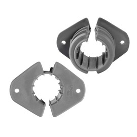 Highcraft PXINS012-10 1/2 in. PEX Insulator Cap, Isolates Pipe from Wood Framing, Hard Plastic (10 Pack)