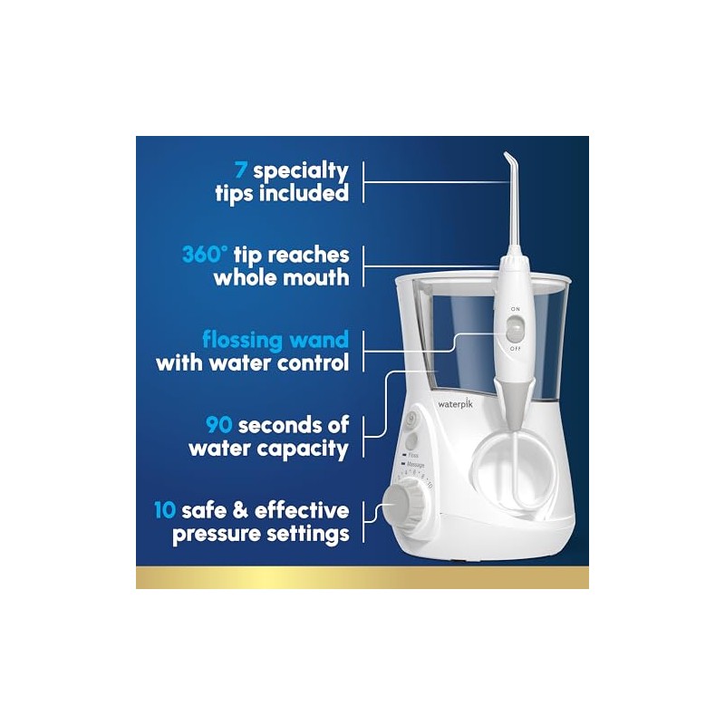 Waterpik Irrigador Dental - Aquarius Professional, WP-660 Blanco