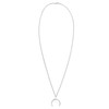 Elli Necklace Women Crescent Moon Pendant Trend in 925 Sterling