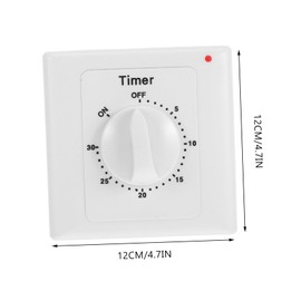 Operitacx Ein-aus-timer Zeitschaltuhren Für Steckdosen Im Innenbereich Programmierbar Wand Schlag Digital Zeitgesteuert Zeitliche Koordinierung Drinnen Küchentimer Schalter Weiß Abs