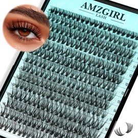 Lash Clusters Wispy 280PCS Eyelash Clusters 30D Lashes Clusters 9-16mm Cluster Eyelash Extensions Individual Lashes Soft Eyelashes Clusters with Thin Band False Eyelashes at Home(30D,D-Mix9-16mm)