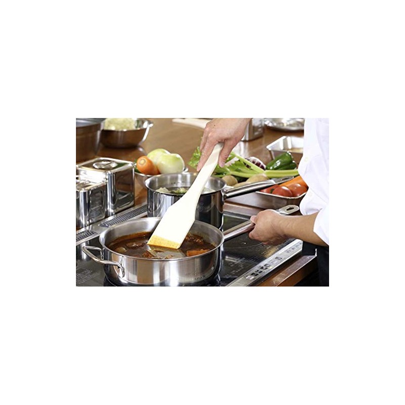 EBM TPX樹脂 抗菌耐熱 角スパテル 300