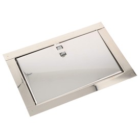 KOTARBAU® Kamintür 14x21cm Edelstahl Revisionsklappe Revisionstür Wartungstür Reinigungsklappe Wartungsöffnung Revitür