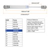 sourcing map 8 Inch 120N/26lb Gas Shock Strut Lift Support,