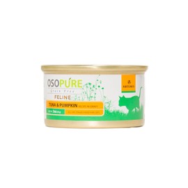 ARTEMIS Wet Canned Gravy Cat Food - OSOPURE Grain Free Limited Ingredient Formula Tuna Pumpkin Protein Nutrition All Life Stages 3 oz Pack of 24 cans