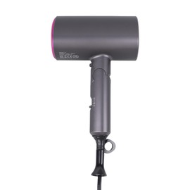 Secador de pelo, Plegable Secador de Pelo, Secador de pelo portátil, Cilíndrico, Ideal para Familias, Peluquerías o Cuando se Viaja, Enchufe EE.UU. 110V, 1200W