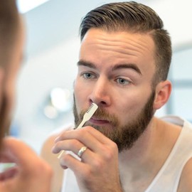 Nose Hair Removal Cutter, 5-Piece Nasal Hair Removal Shaver with Ear Picker for Women, Ear Nose Grooming Supplies for College Dorm, Travel, Home, Makeup