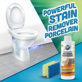 Megabrite Toilet Bowl Stain Remover | Porcelain Sink, Tub & Bowl | Concentrated Formula Removes Hard Water Rings, Rust, Lime & Mineral Deposits | Septic Safe | Citrus Scent 9 oz