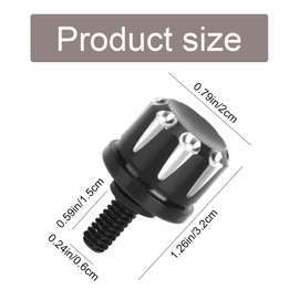 Motorcycle Rear Seat Bolt 1/4 Inch 20 Thread Seat Bolt Rear Mount Screw Replacement Seat Bolt for Harley Davidson 883 Series