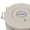 Coffee Canister 1800ml 304 Stainless Steel Window Design One Way