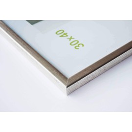 accent by nielsen Wooden Picture Frame Zoom 21 x 29.7 cm (A4) Silver