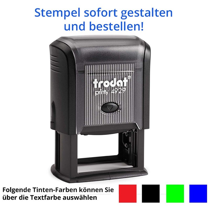 Trodat Printy 4929 Stamp 50 x 30 mm for 8